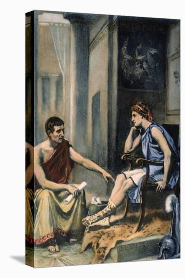 Alexander & Aristotle-null-Premier Image Canvas