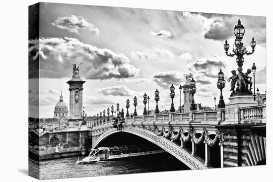Alexander III Bridge view - Paris - France-Philippe Hugonnard-Premier Image Canvas