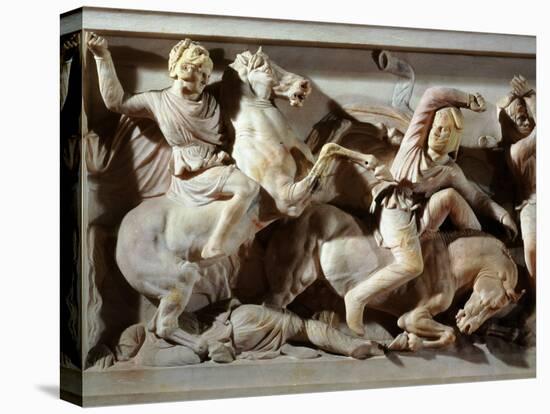 Alexander the Great, 356-323 BC, Battle between Greeks and Persians, Late 4th century BC-null-Premier Image Canvas