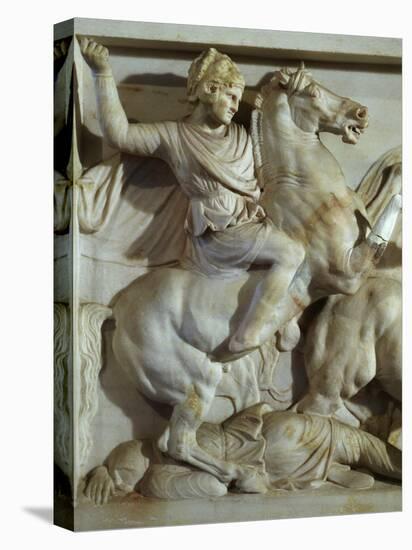 Alexander the Great, 356-323 BC, Battle between Greeks and Persians-null-Premier Image Canvas
