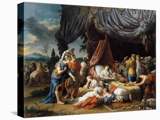 Alexander the Great and Hephaestion at the Deathbed of the Wife of Darius III-Louis-Jean-François Lagrenée-Premier Image Canvas