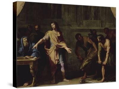 Alexandre le Grand faisant porter à Aristote divers animaux étrangers afin  qu'il écrive son "' Giclee Print - Jean-Baptiste de Champaigne | Art.com