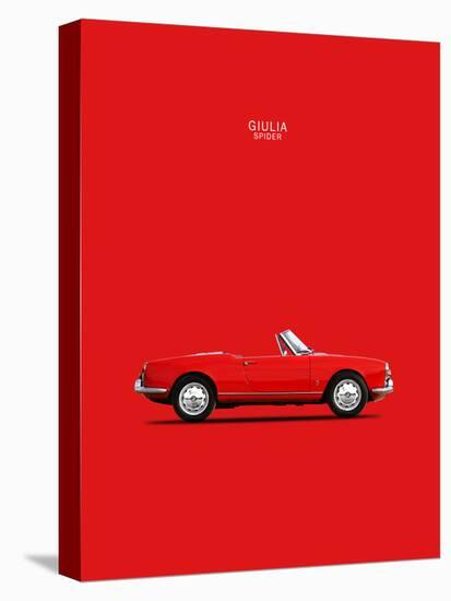 Alfa Romeo Giulia Spider 1964-Mark Rogan-Stretched Canvas