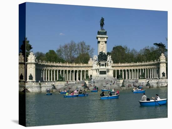 Alfonso XII Monument, Retiro Park, Madrid, Spain, Europe-Marco Cristofori-Premier Image Canvas
