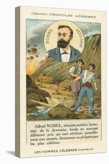 Alfred Nobel, Swedish Chemist and Industrialis Who Invented Dynamite-null-Premier Image Canvas