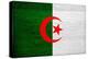 Algeria Flag Design with Wood Patterning - Flags of the World Series-Philippe Hugonnard-Stretched Canvas