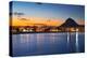 Alicante Javea Sunset Beach Cityscape Night View-holbox-Premier Image Canvas