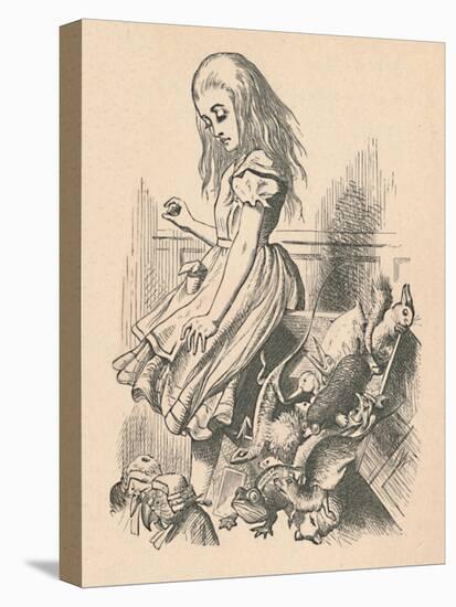 'Alice and animals. Chaos and the court', 1889-John Tenniel-Premier Image Canvas