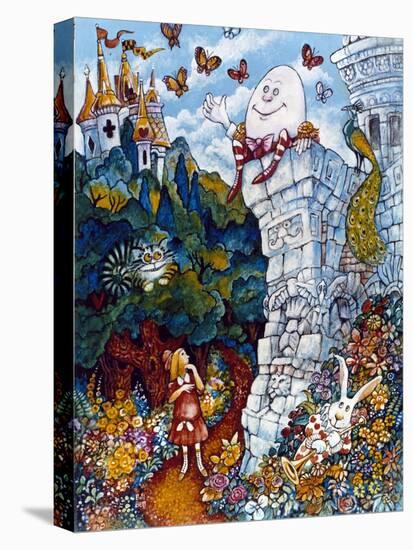 Alice and Humpty Dumpty-Bill Bell-Premier Image Canvas