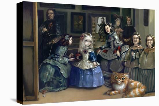 Alice and Las Meninas-Jasmine Becket-Griffith-Stretched Canvas
