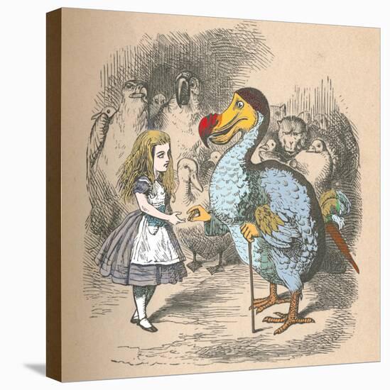 'Alice and the Dodo', 1889-John Tenniel-Premier Image Canvas