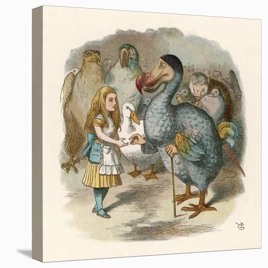 Alice and the Dodo-John Tenniel-Premier Image Canvas