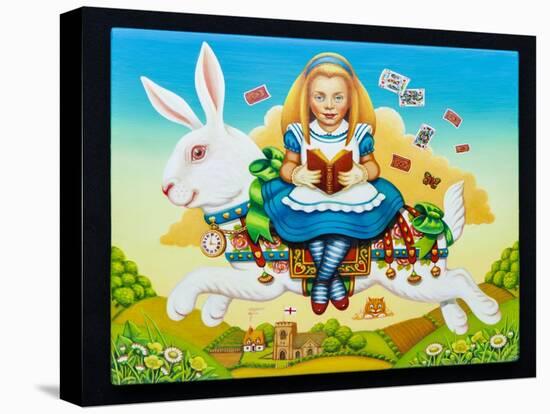 Alice and the White Rabbit, 2013-Frances Broomfield-Premier Image Canvas