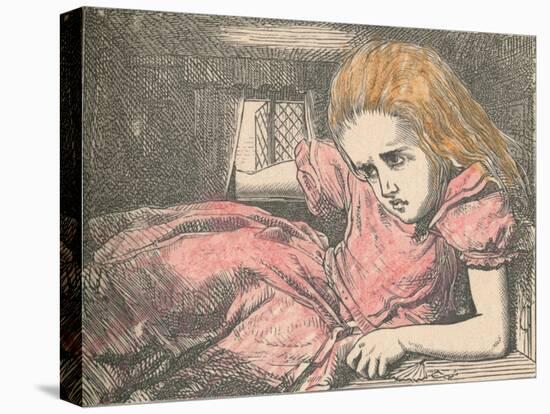 'Alice, as she grows larger', 1889-John Tenniel-Premier Image Canvas