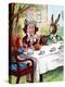 'Alice at the Mad Hatter's Tea Party', c1910-John Tenniel-Premier Image Canvas
