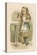 Alice Holds the Bottle Which Says "Drink Me" on the Label-John Tenniel-Premier Image Canvas