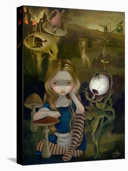 Alice in a Bosch Landscape-Jasmine Becket-Griffith-Stretched Canvas