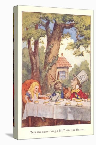 Alice in Wonderland, Mad Tea Party-null-Stretched Canvas