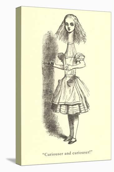 Alice in Wonderland, Stretched Neck-null-Stretched Canvas