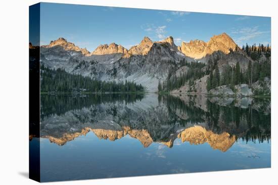 Alice Lake Sawtooh Mountains Idaho-Alan Majchrowicz-Premier Image Canvas