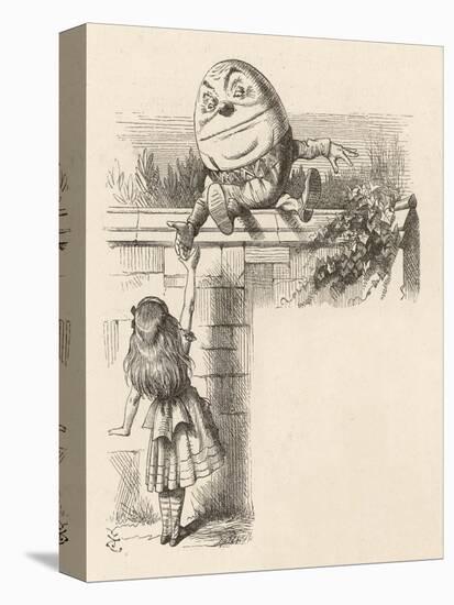 Alice Meets Humpty-Dumpty-John Tenniel-Premier Image Canvas