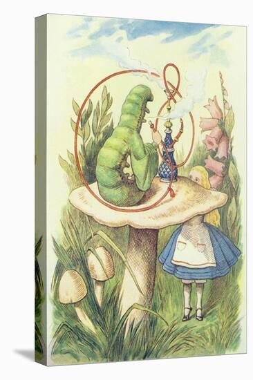 Alice Meets the Caterpillar, Illustration from Alice in Wonderland by Lewis Carroll-John Tenniel-Premier Image Canvas
