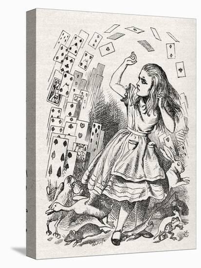 Alice - returning from-John Tenniel-Premier Image Canvas
