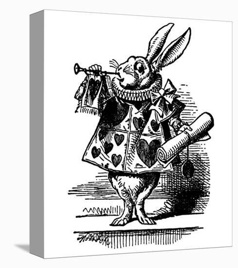 Alice's Adventure's in Wonderland-John Tenniel-Stretched Canvas