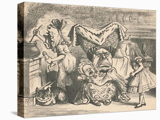 'Alice, the Duchess, and the Baby', 1889-John Tenniel-Premier Image Canvas