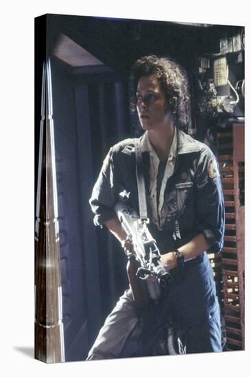 Alien, 1979 directed by Ridley Scott with Sigourney Weaver (photo)-null-Stretched Canvas