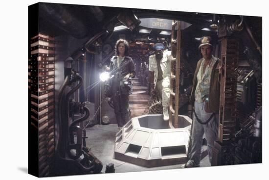 Alien, 1979 directed by Ridley Scott with Sigourney Weaver, Yaphet Kotto and Harry Dean Stanton (ph-null-Stretched Canvas