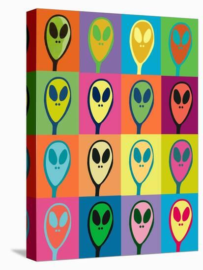 Alien Invasion-Jan Weiss-Stretched Canvas