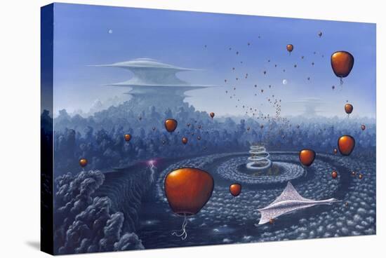 Alien Life Forms, Artwork-Richard Bizley-Premier Image Canvas