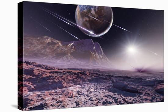 Alien Meteorite Shower, Artwork-Detlev Van Ravenswaay-Premier Image Canvas