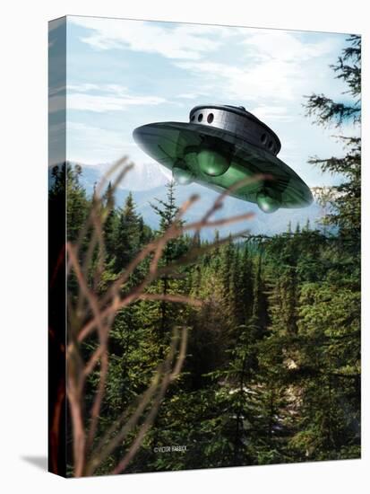 Alien Spaceship-Victor Habbick-Premier Image Canvas