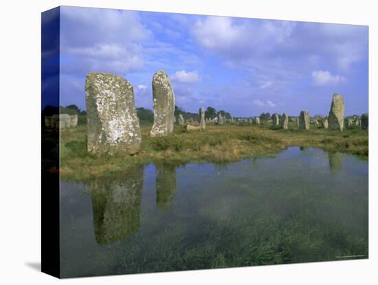 Alignments of Megalithic Standing Stones, Carnac, Morbihan, Brittany, France, Europe-J P De Manne-Premier Image Canvas