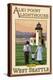 Alki Point Lighthouse, Seattle, Washington-Lantern Press-Stretched Canvas