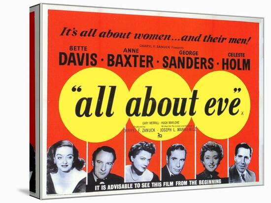 All About Eve, 1950-null-Stretched Canvas