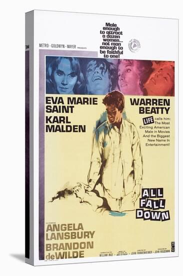 All Fall Down, from Top: Eva Marie Saint, Warren Beatty, 1962-null-Stretched Canvas