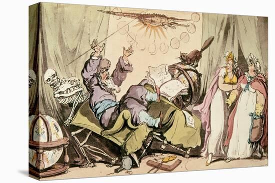 All Fates He Vow'd to Him Were Known, and Yet He Could Not Tell His Own , Caricature of a Fortune-Thomas Rowlandson-Premier Image Canvas