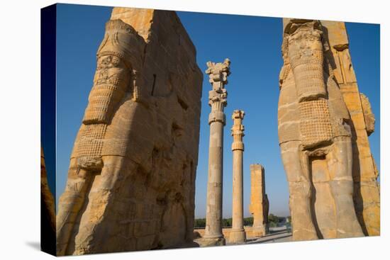 All Nations Gateway, Persepolis, UNESCO World Heritage Site, Iran, Middle East-James Strachan-Premier Image Canvas