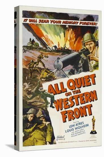 All Quiet On the Western Front, 1930, Directed by Lewis Milestone-null-Premier Image Canvas