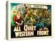All Quiet on the Western Front, Poster Art, 1930-null-Stretched Canvas