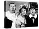 All the World's a Stooge, Curly Howard, Larry Fine, Moe Howard, 1941-null-Stretched Canvas