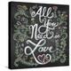 All You Needis Love-Elizabeth Caldwell-Premier Image Canvas