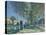 Allée de peupliers aux environs de Moret-sur-Loing-Alfred Sisley-Premier Image Canvas