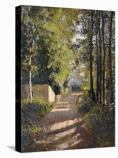 Allee sous-bois en Normandie, 1882-Gustave Caillebotte-Premier Image Canvas