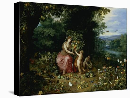 Allegory of Abundance-Jan Brueghel the Younger-Premier Image Canvas