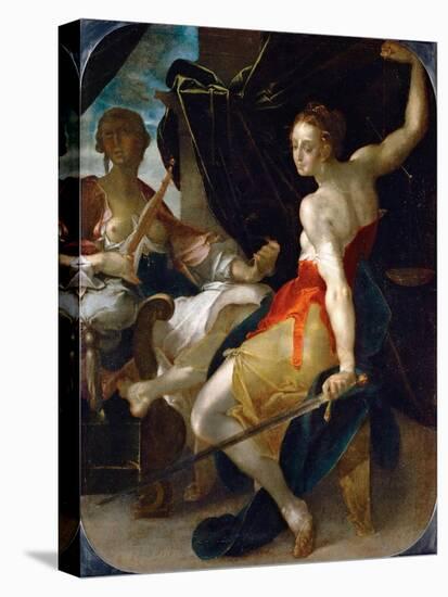 Allegory of Justice and Prudence-Bartholomeus Spranger-Premier Image Canvas