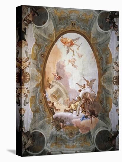 Allegory of Merit Accompanied by Nobility and Virtue-Giambattista Tiepolo-Premier Image Canvas